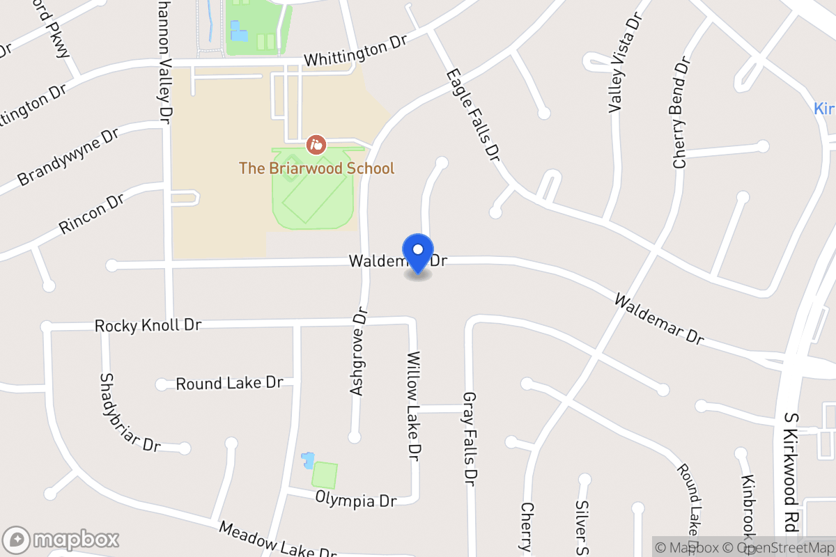Map of 12127 Waldemar Dr, Houston