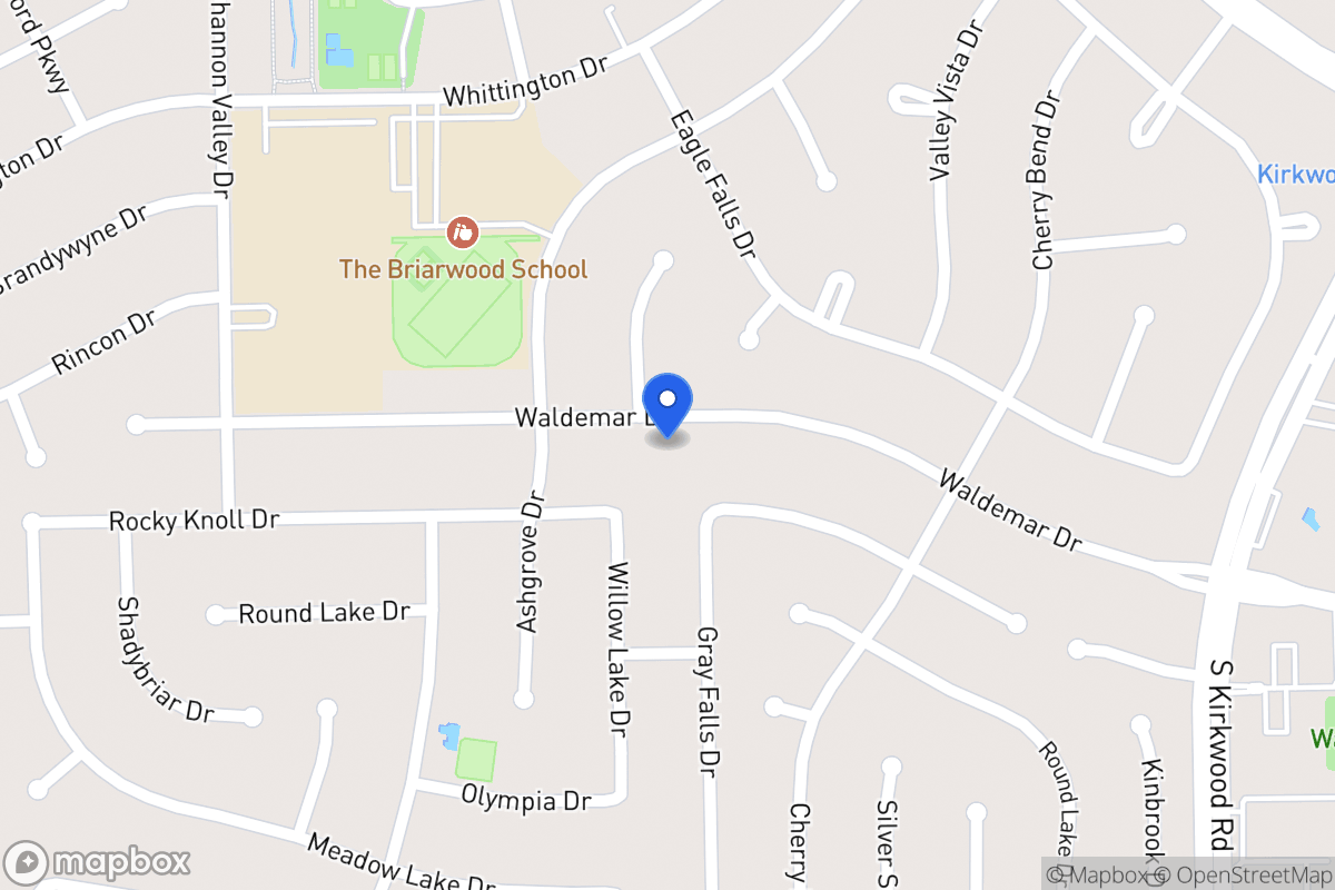 Map of 12119 Waldemar Dr, Houston