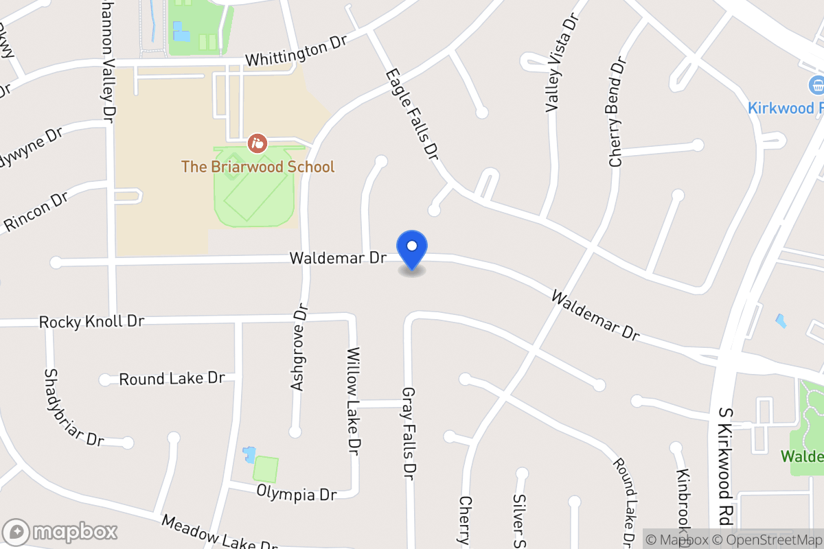 Map of 12111 Waldemar Dr, Houston