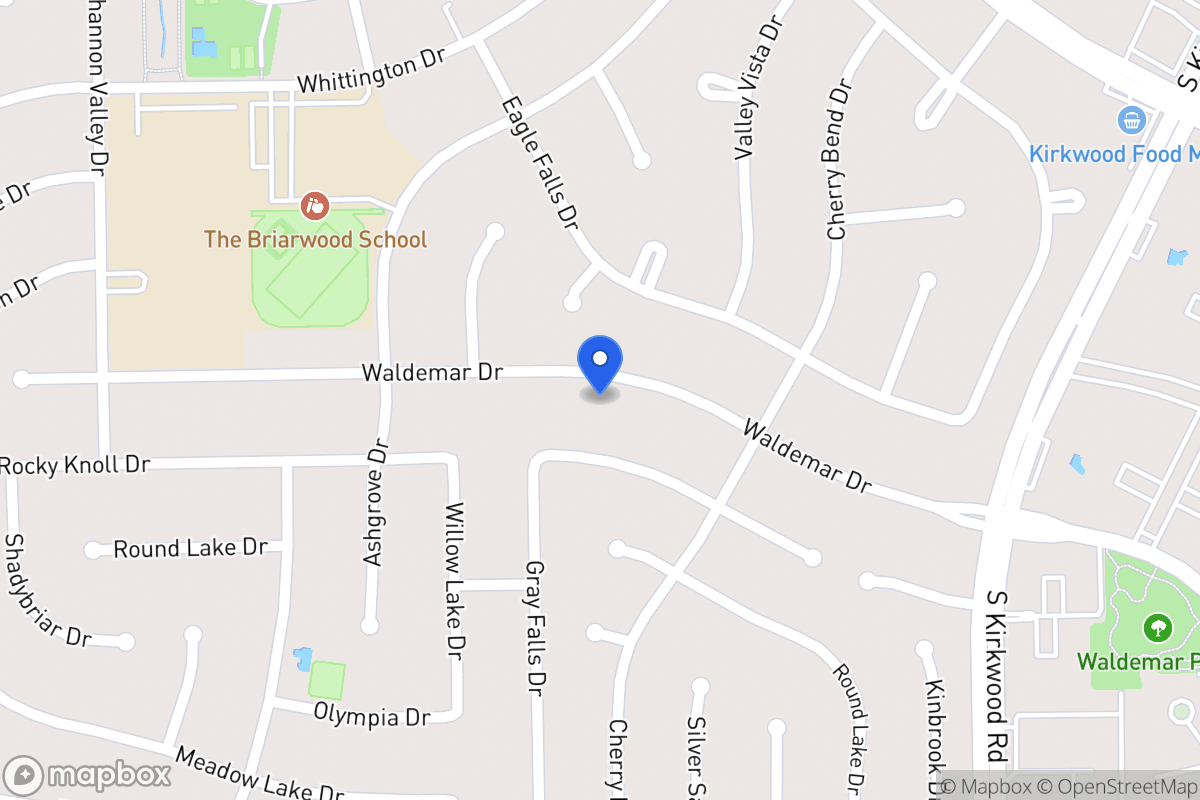 Map of 12031 Waldemar Dr, Houston
