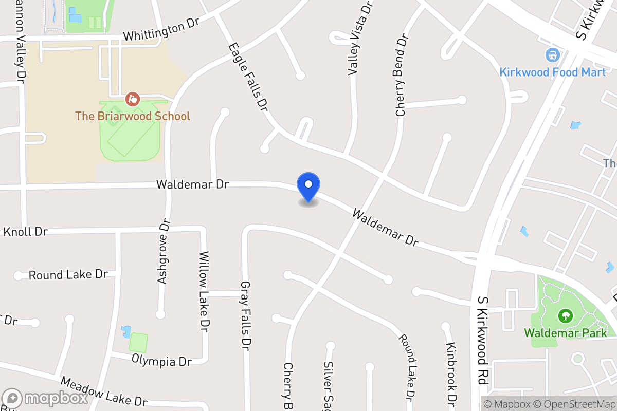 Map of 12019 Waldemar Dr, Houston