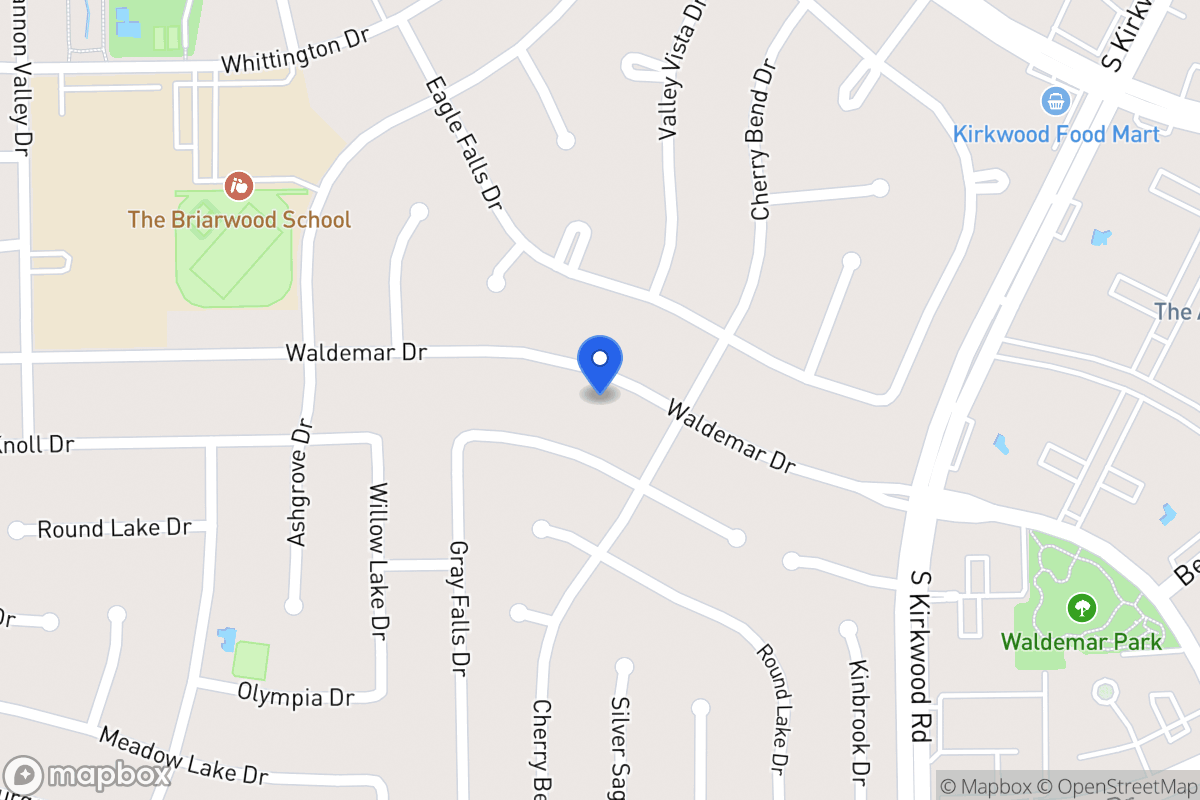 Map of 12015 Waldemar Dr, Houston