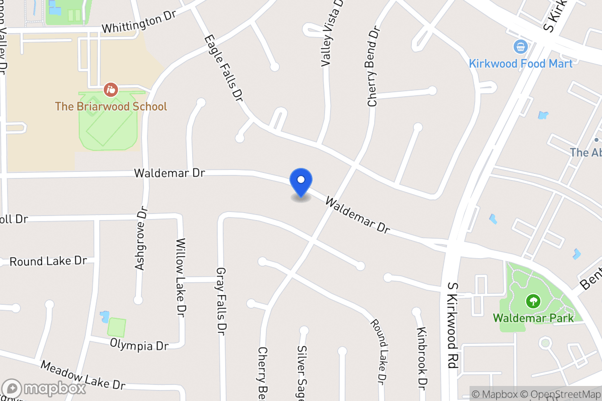 Map of 12011 Waldemar Dr, Houston