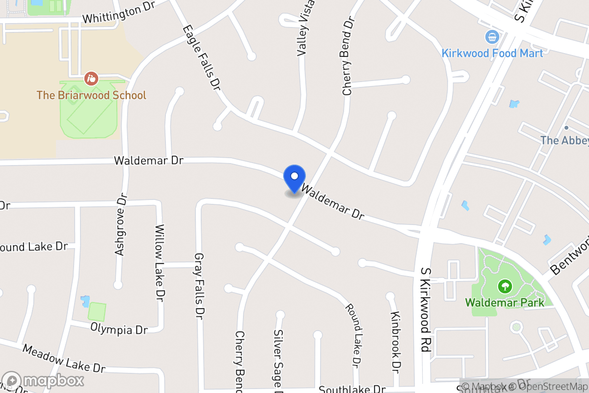 Map of 12003 Waldemar Dr, Houston