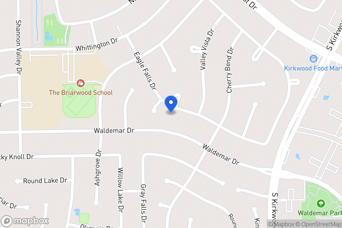 Map of 1846 Eagle Falls Dr, Houston