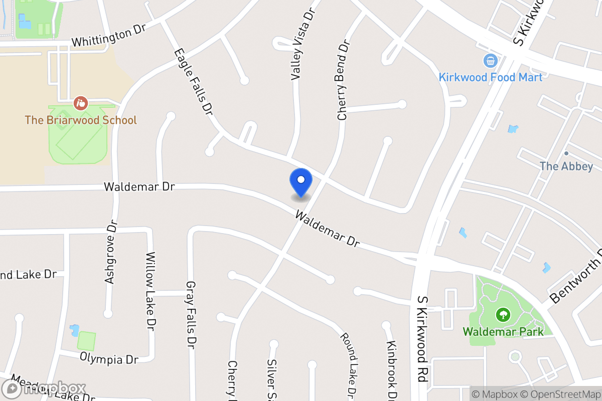 Map of 12002 Waldemar Dr, Houston