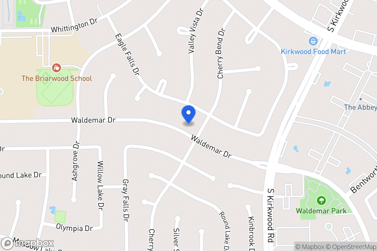 Map of 12006 Waldemar Dr, Houston
