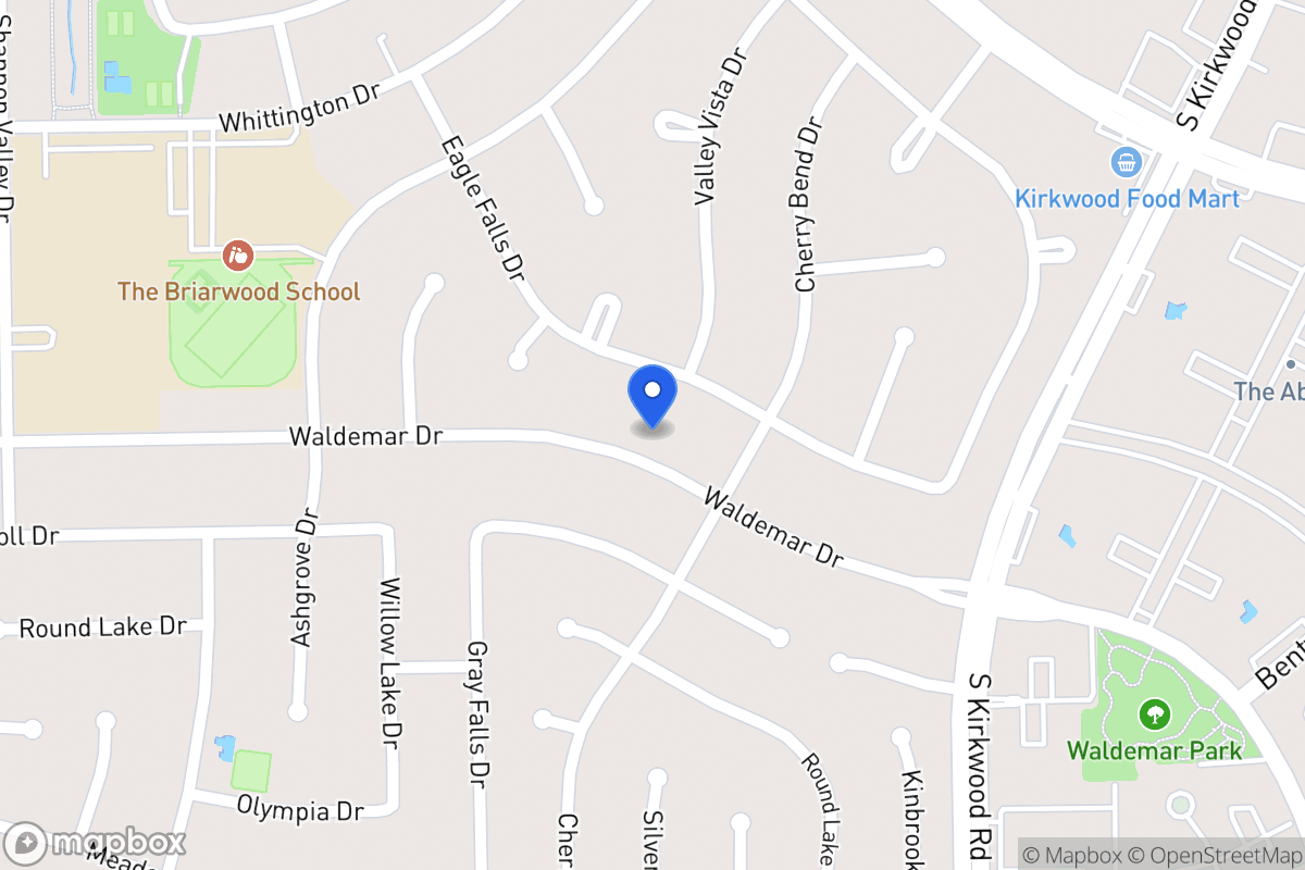Map of 12014 Waldemar Dr, Houston