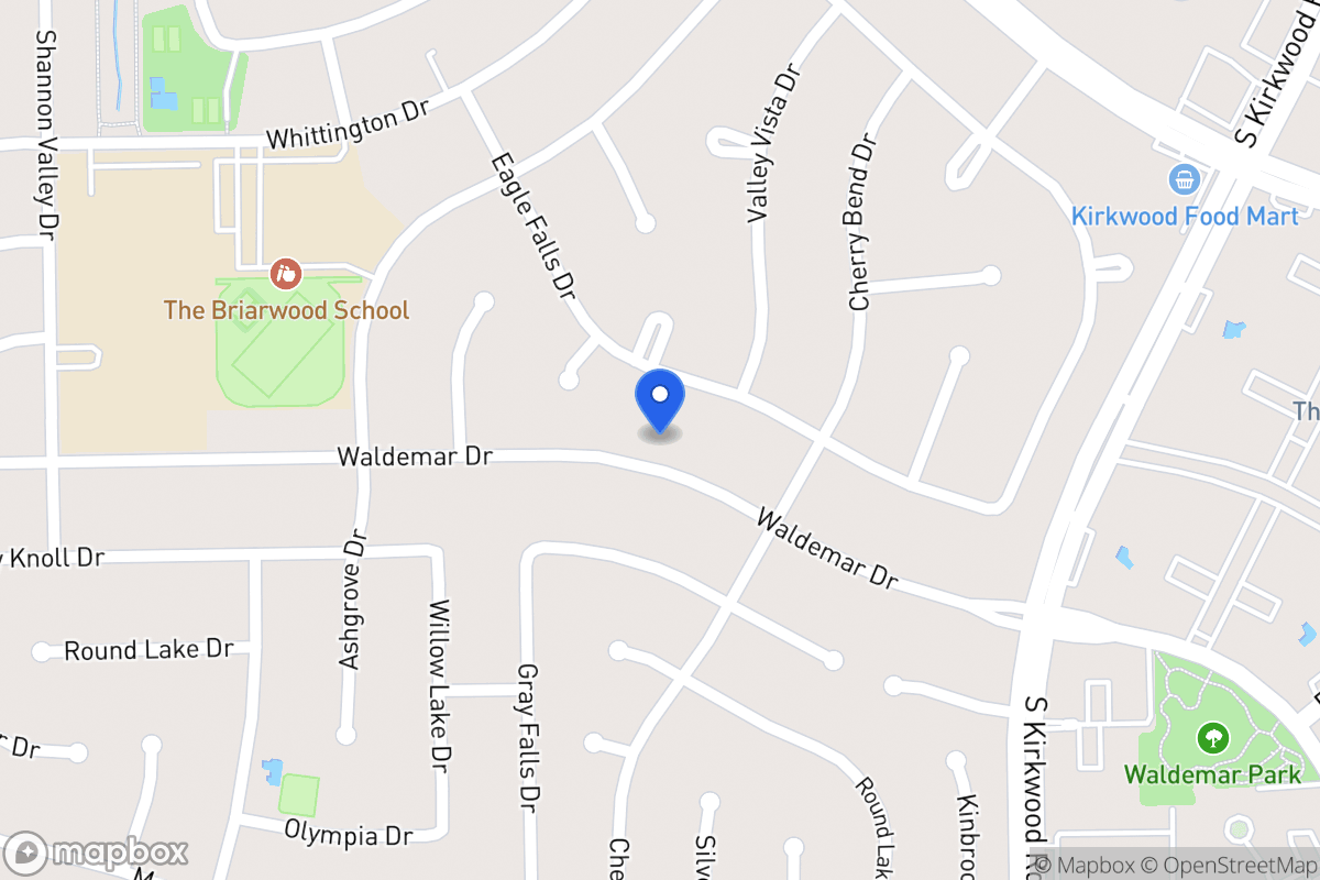 Map of 12022 Waldemar Dr, Houston