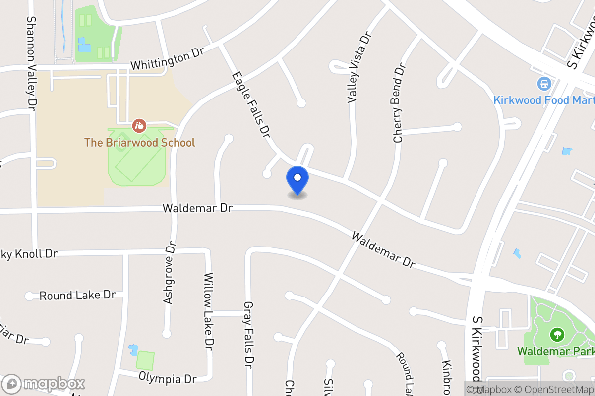 Map of 12026 Waldemar Dr, Houston