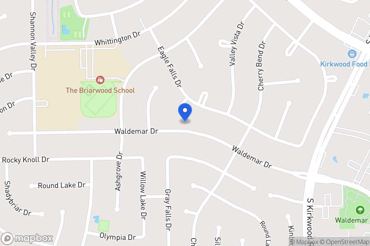 Map of 12102 Waldemar Dr, Houston