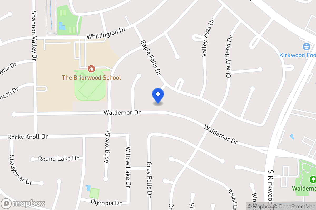 Map of 12106 Waldemar Dr, Houston