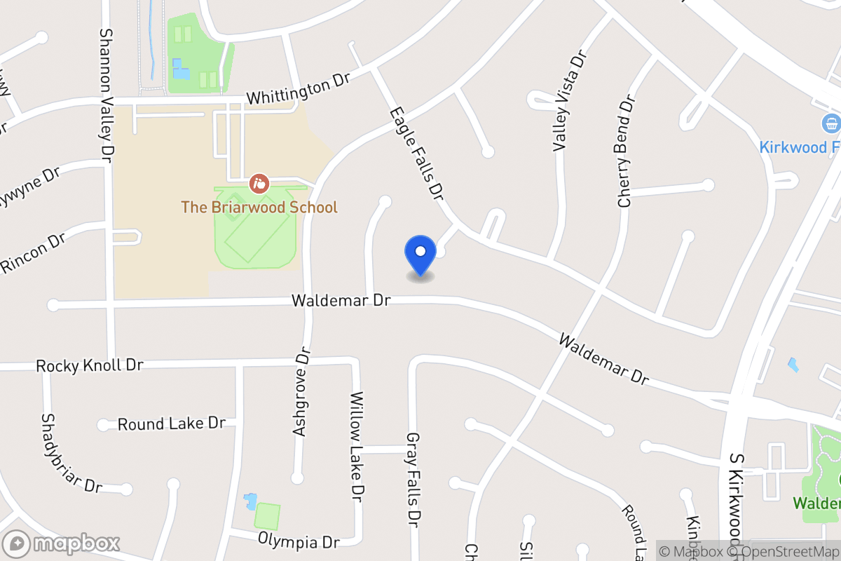 Map of 12110 Waldemar Dr, Houston
