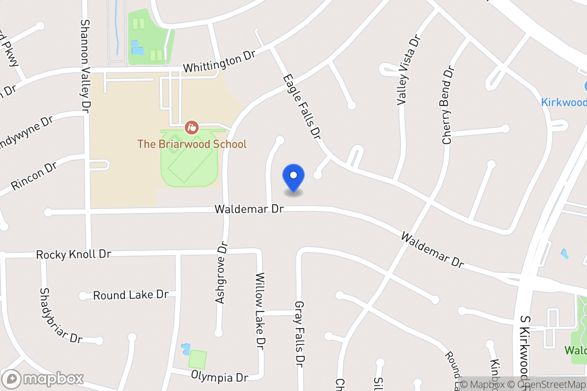 Map of 12114 Waldemar Dr, Houston