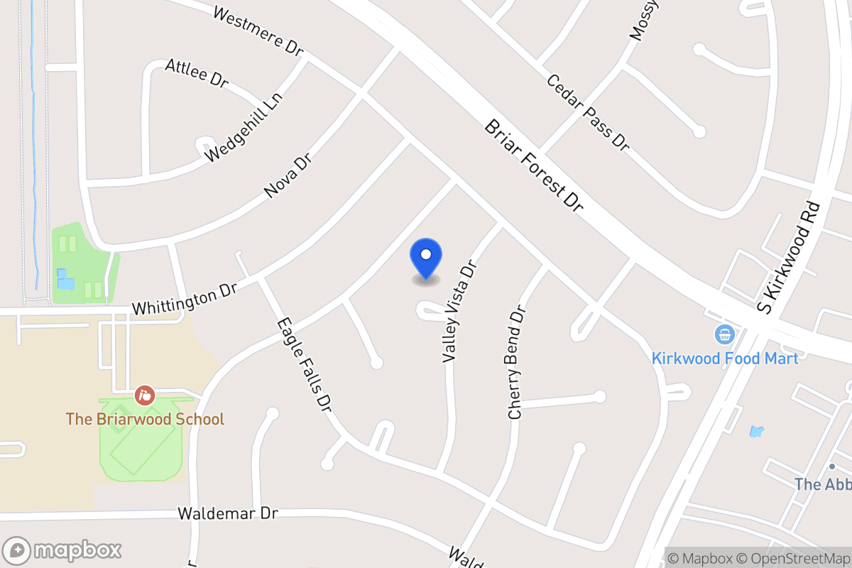 Map of 11906 Valley Vista Ct, Houston