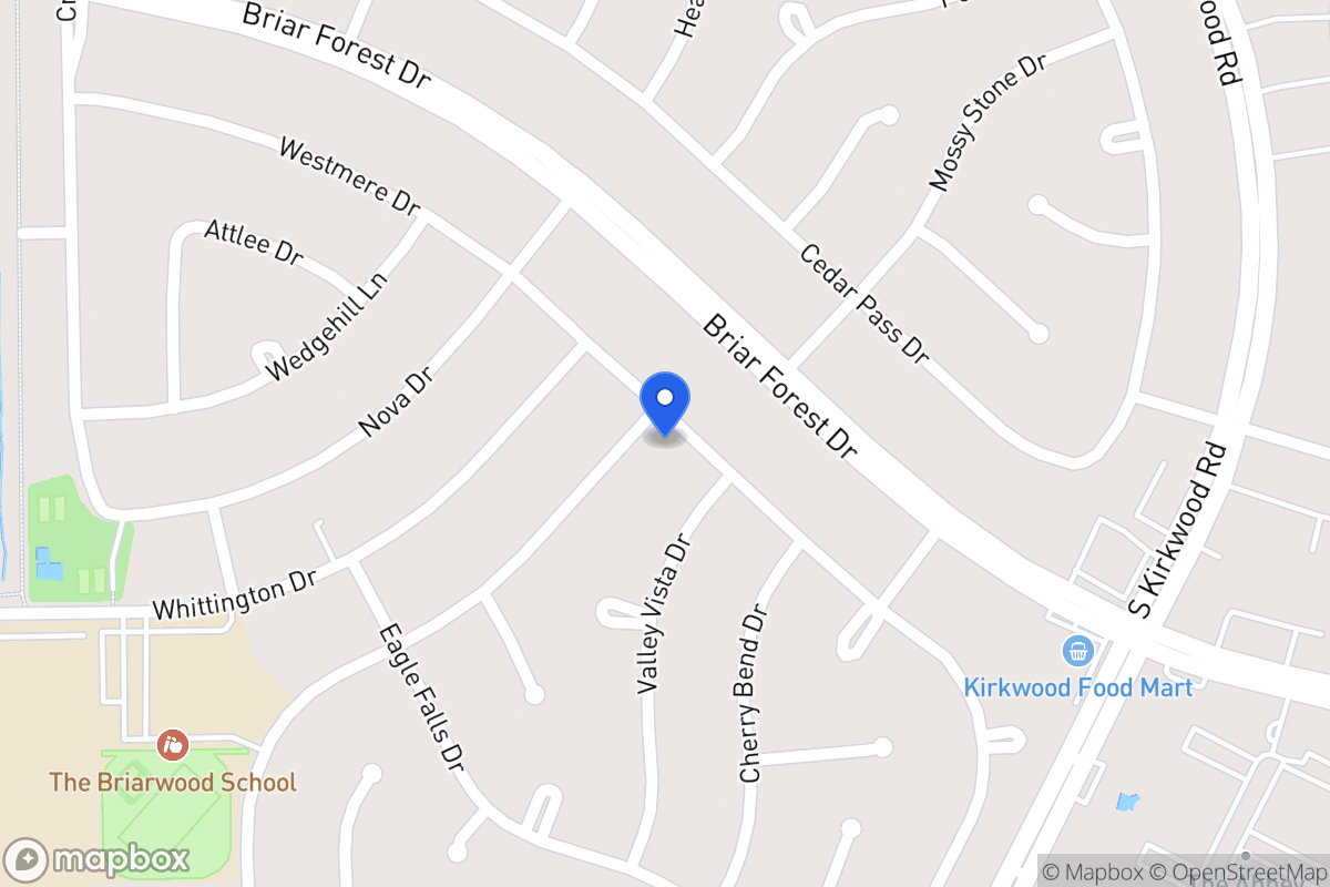 Map of 12003 Sugar Springs Dr, Houston