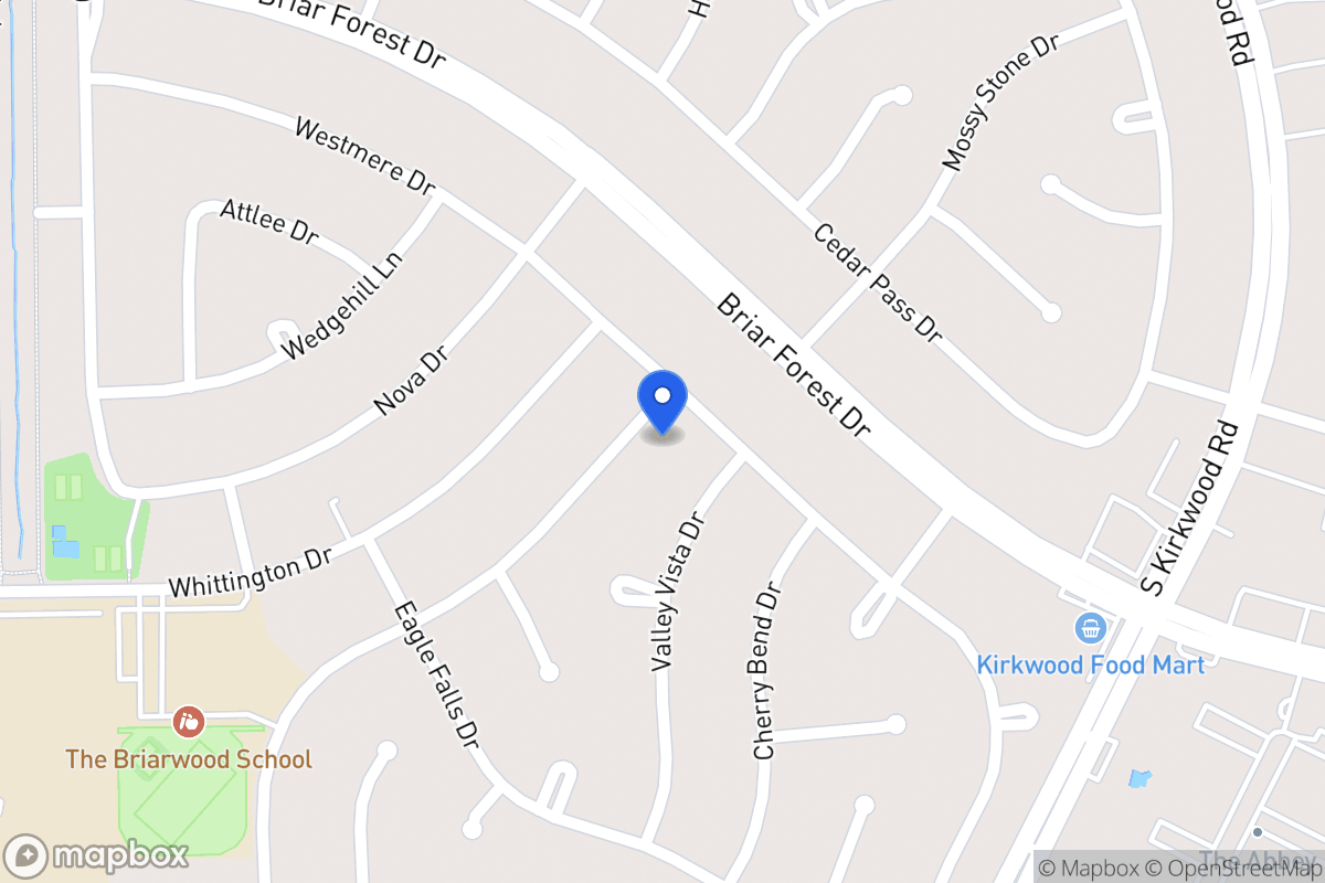 Map of 12007 Sugar Springs Dr, Houston
