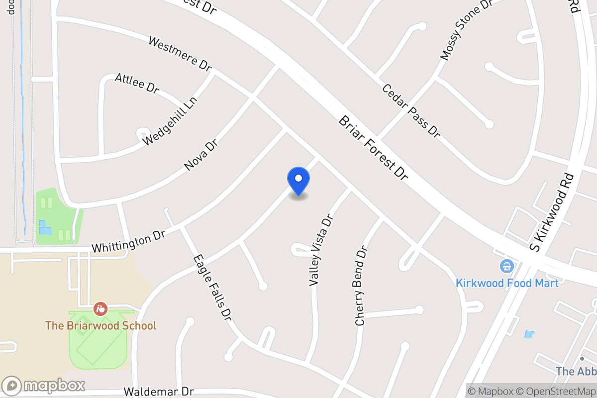 Map of 12015 Sugar Springs Dr, Houston