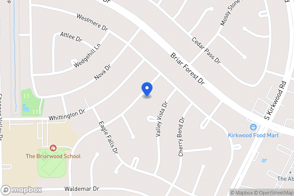 Map of 12019 Sugar Springs Dr, Houston