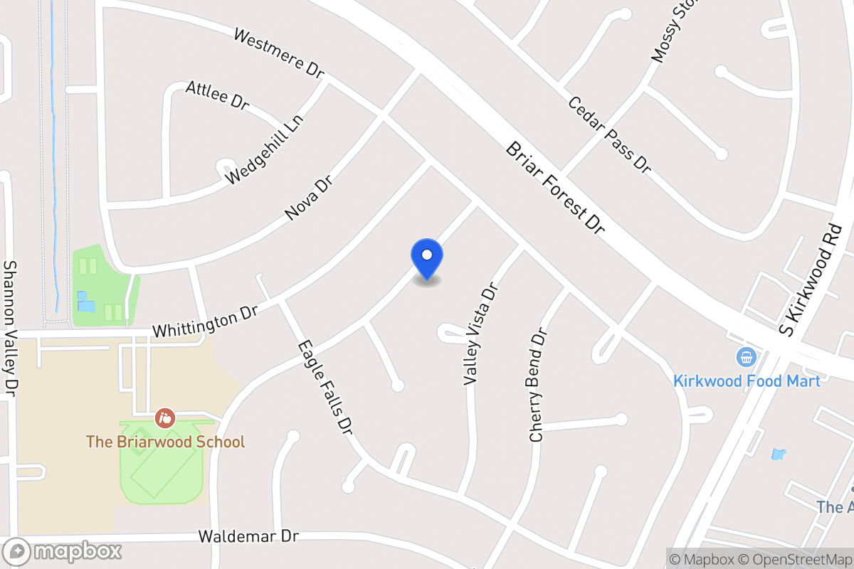 Map of 12023 Sugar Springs Dr, Houston