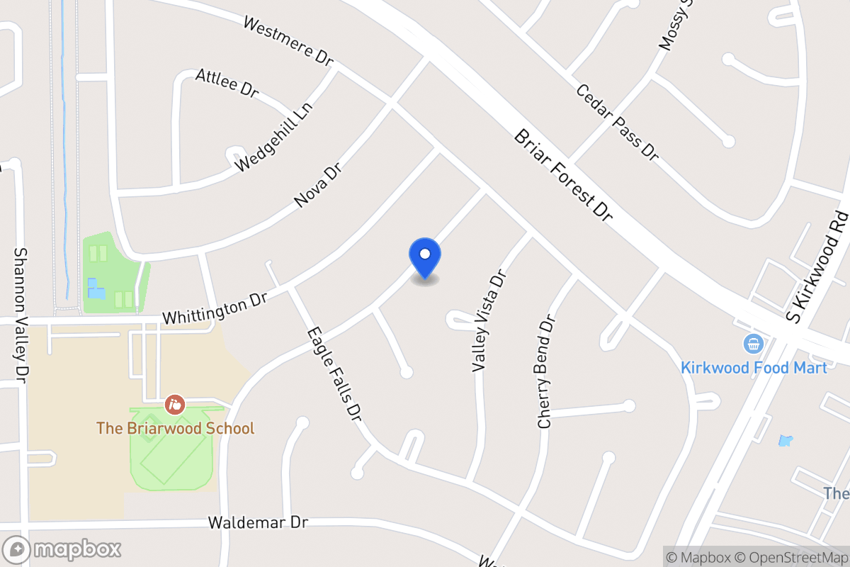 Map of 12027 Sugar Springs Dr, Houston