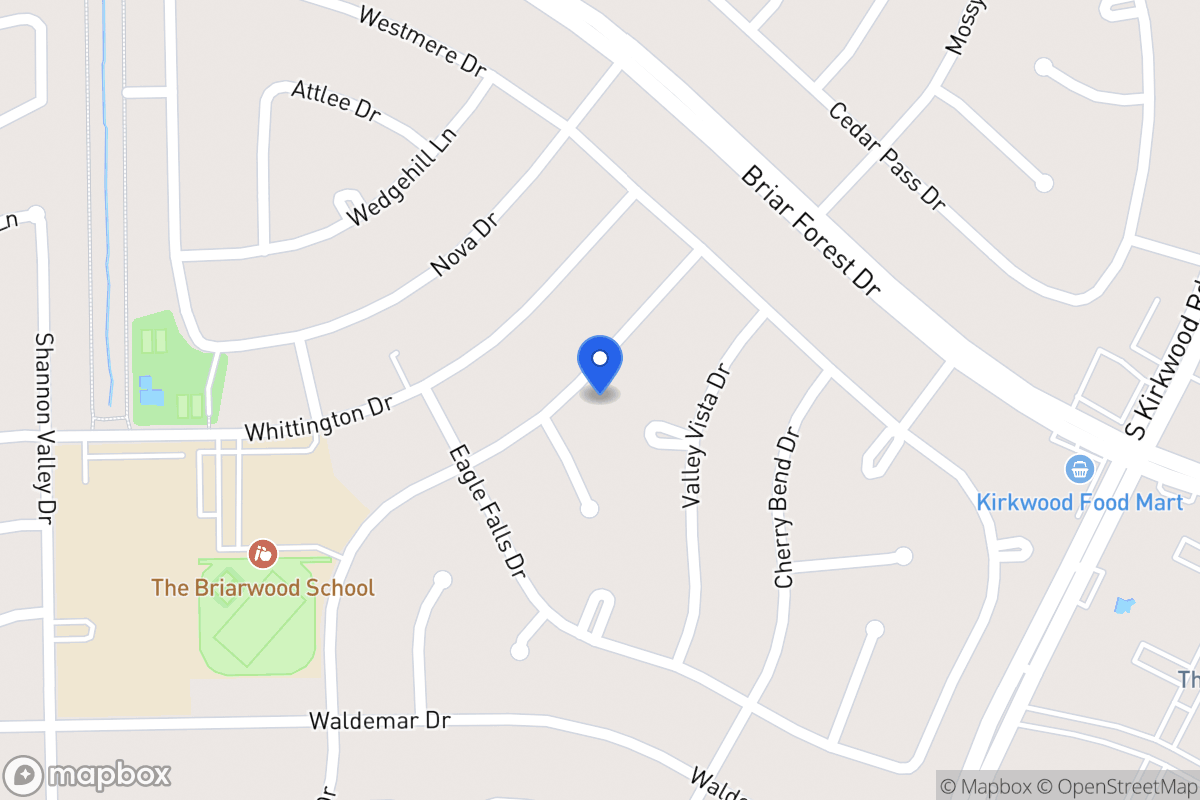Map of 12031 Sugar Springs Dr, Houston