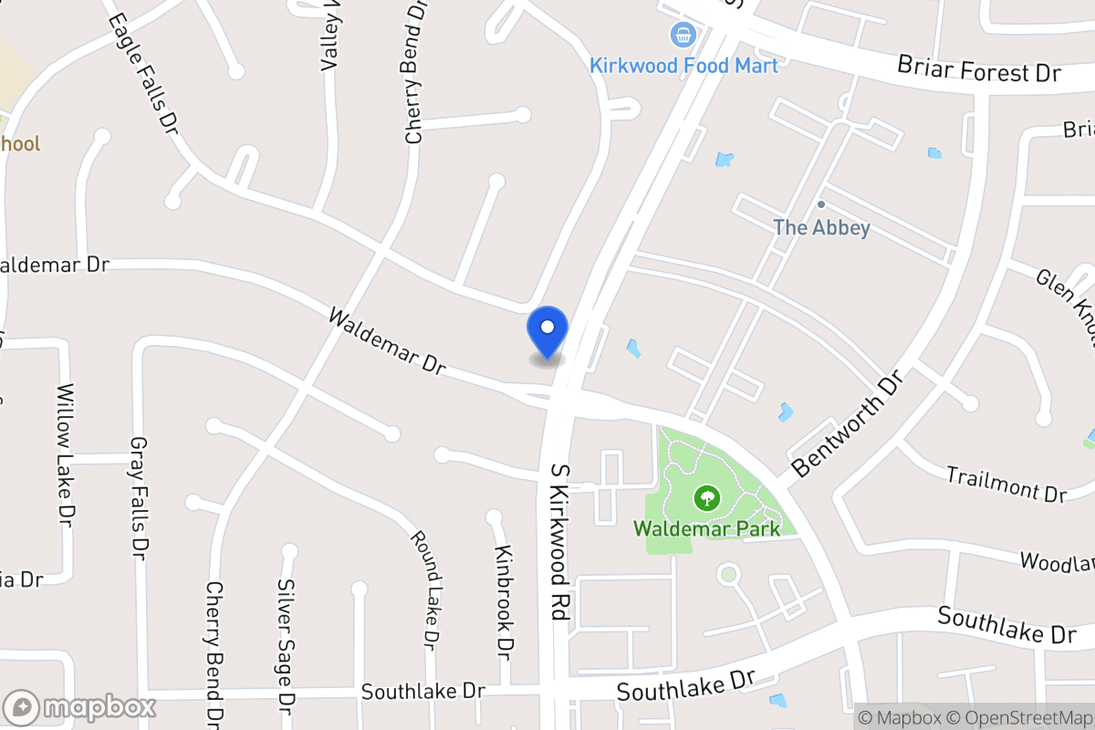 Map of 11902 Waldemar Dr, Houston
