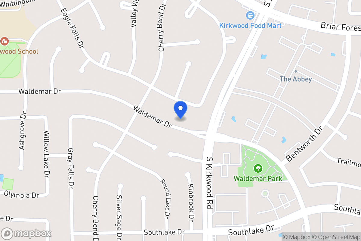 Map of 11918 Waldemar Dr, Houston