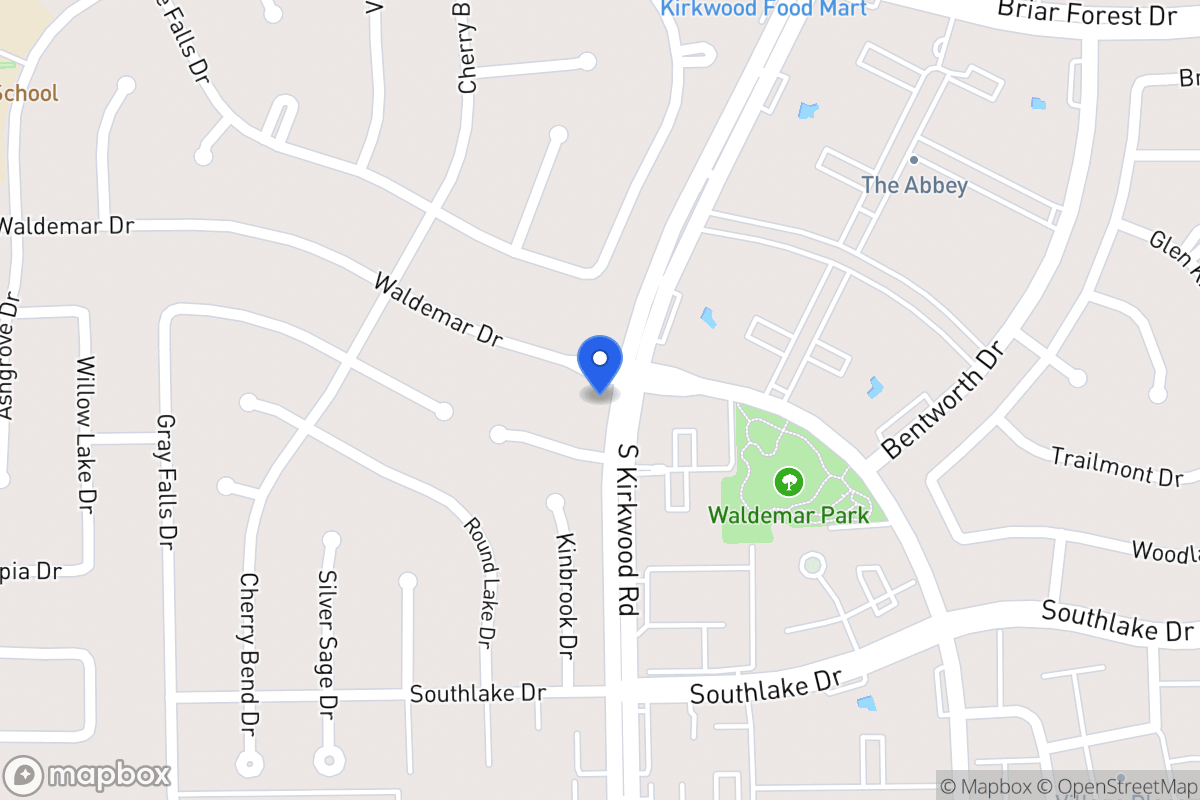 Map of 11903 Waldemar Dr, Houston