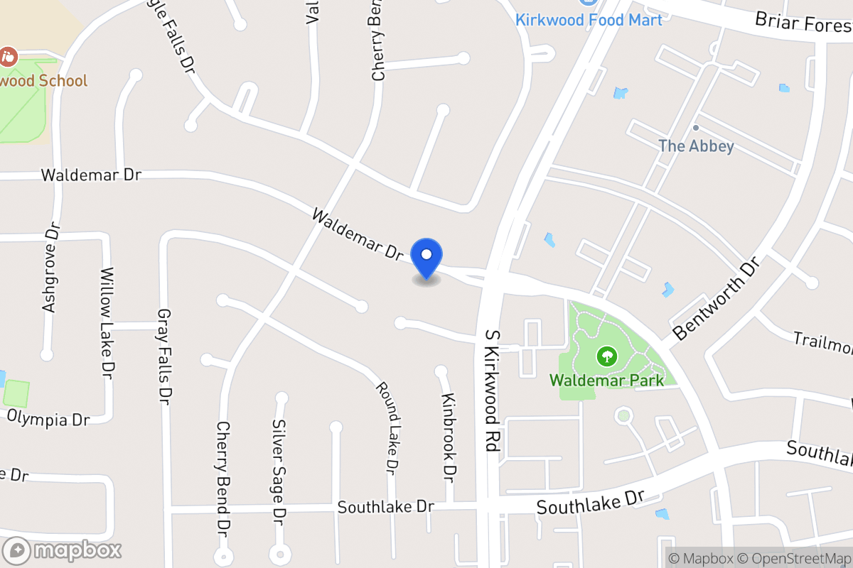 Map of 11915 Waldemar Dr, Houston