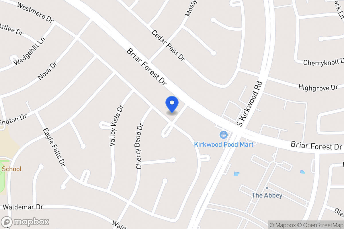 Map of 11846 Westmere Dr, Houston