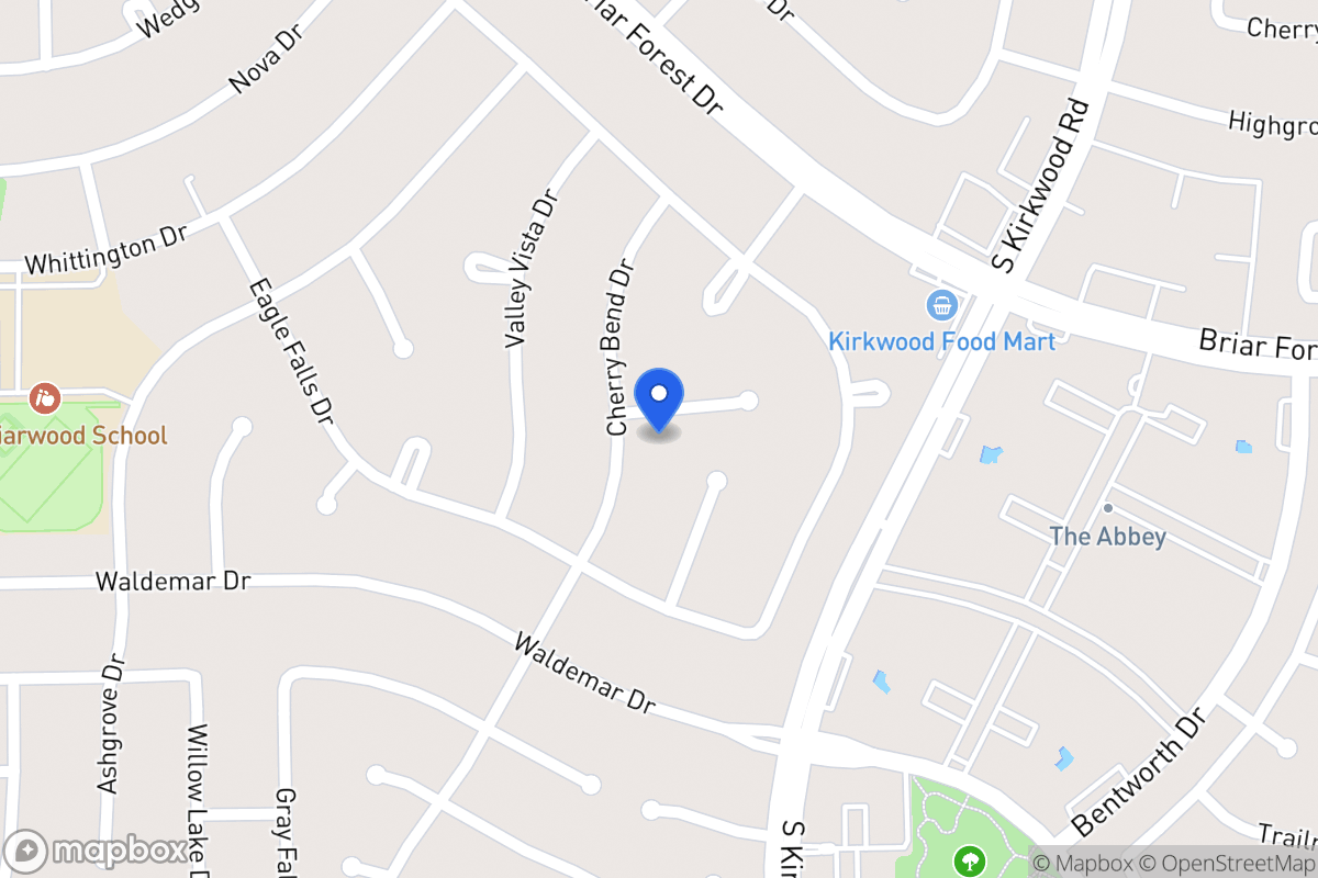 Map of 11827 Spruce Hill Dr, Houston