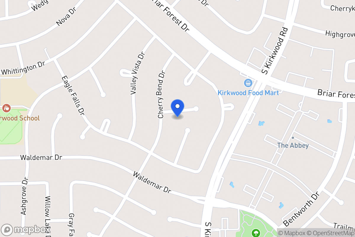 Map of 11823 Spruce Hill Dr, Houston