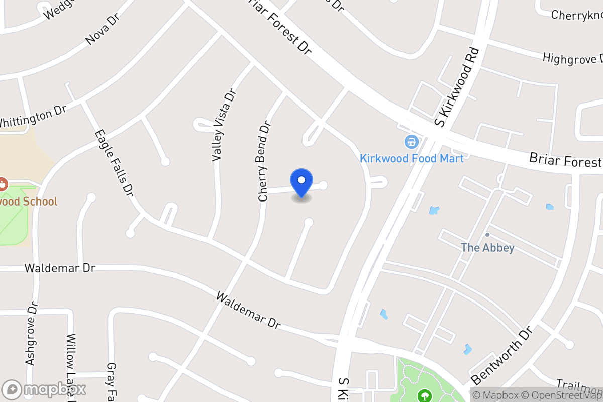 Map of 11819 Spruce Hill Dr, Houston