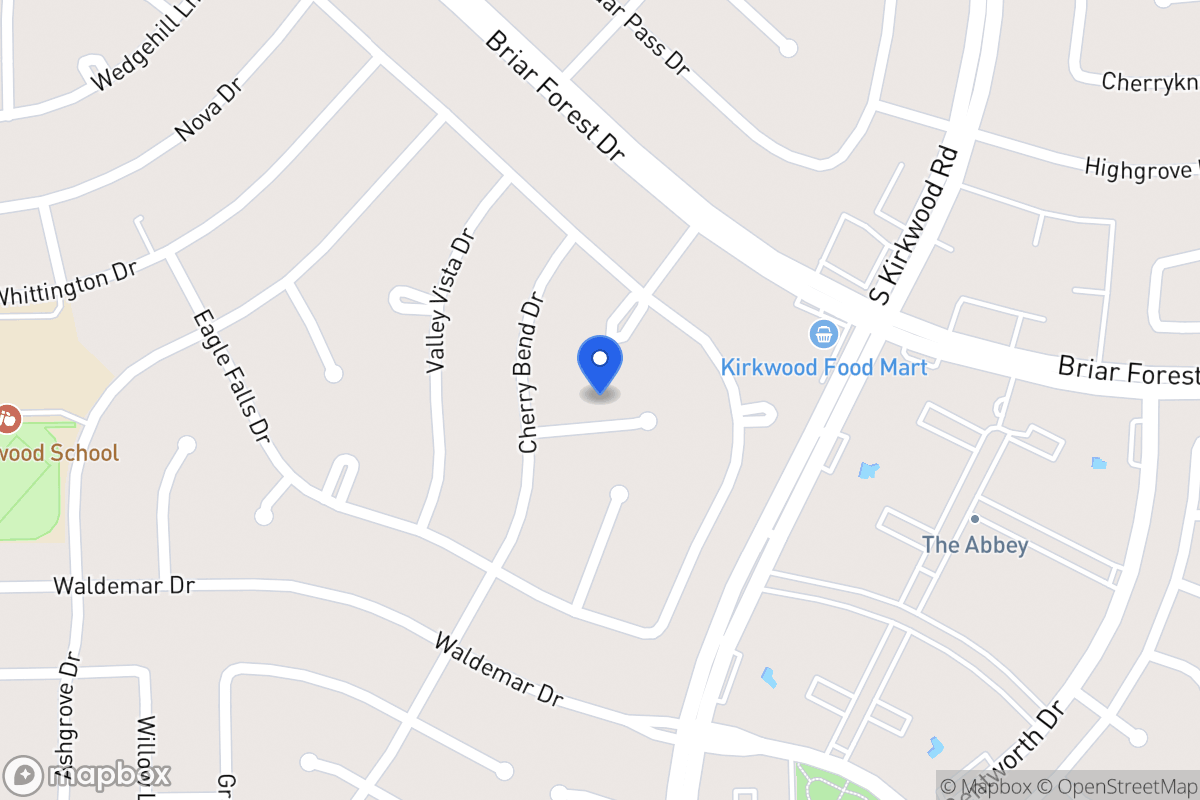 Map of 11818 Spruce Hill Dr, Houston