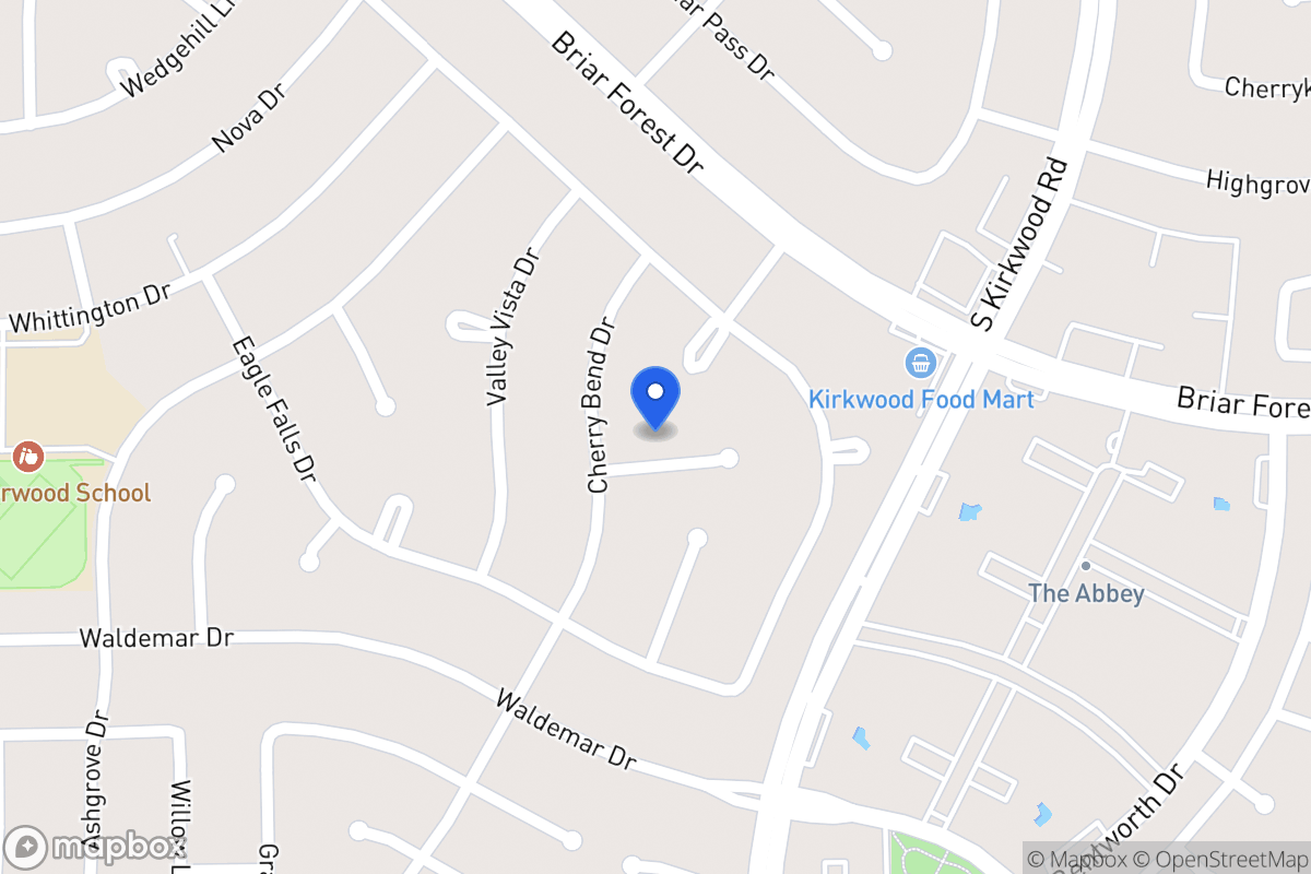 Map of 11822 Spruce Hill Dr, Houston