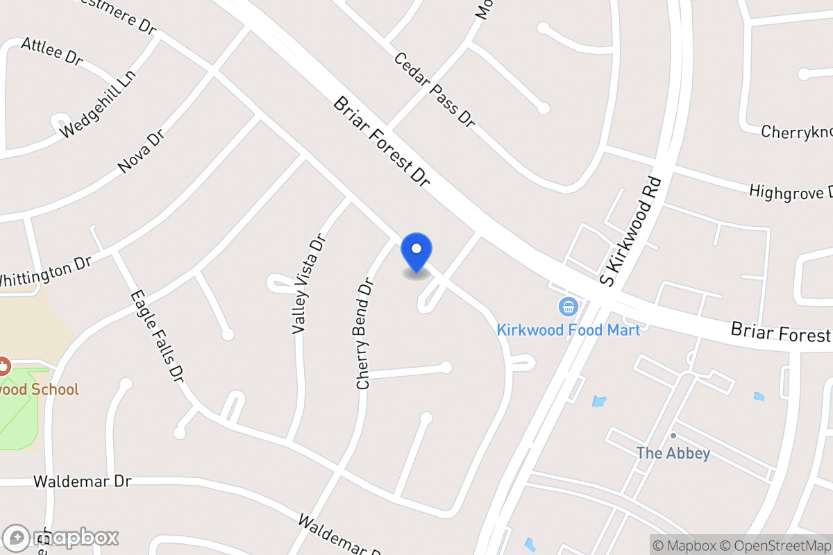 Map of 1702 Beech Bend Dr, Houston