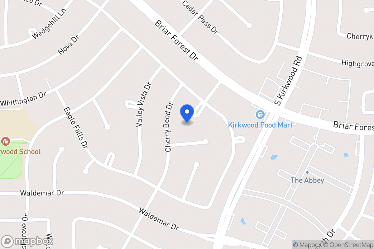 Map of 1714 Beech Bend Dr, Houston