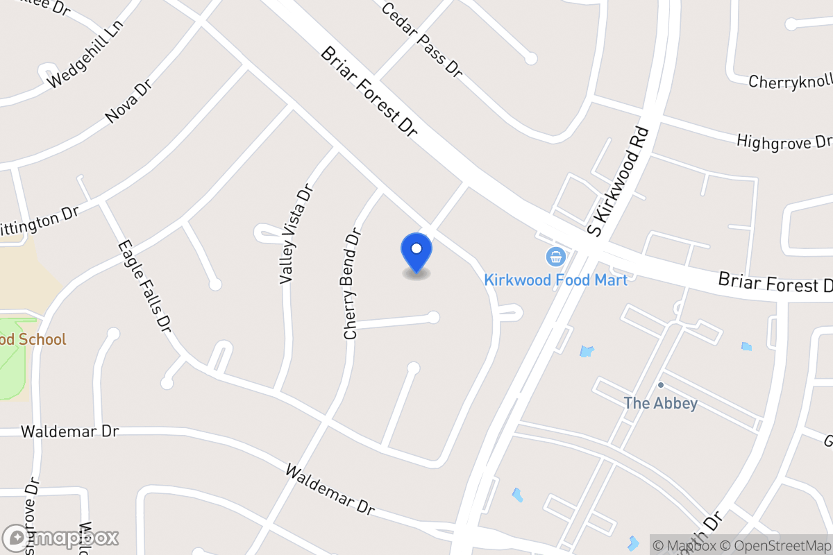 Map of 1711 Beech Bend Dr, Houston