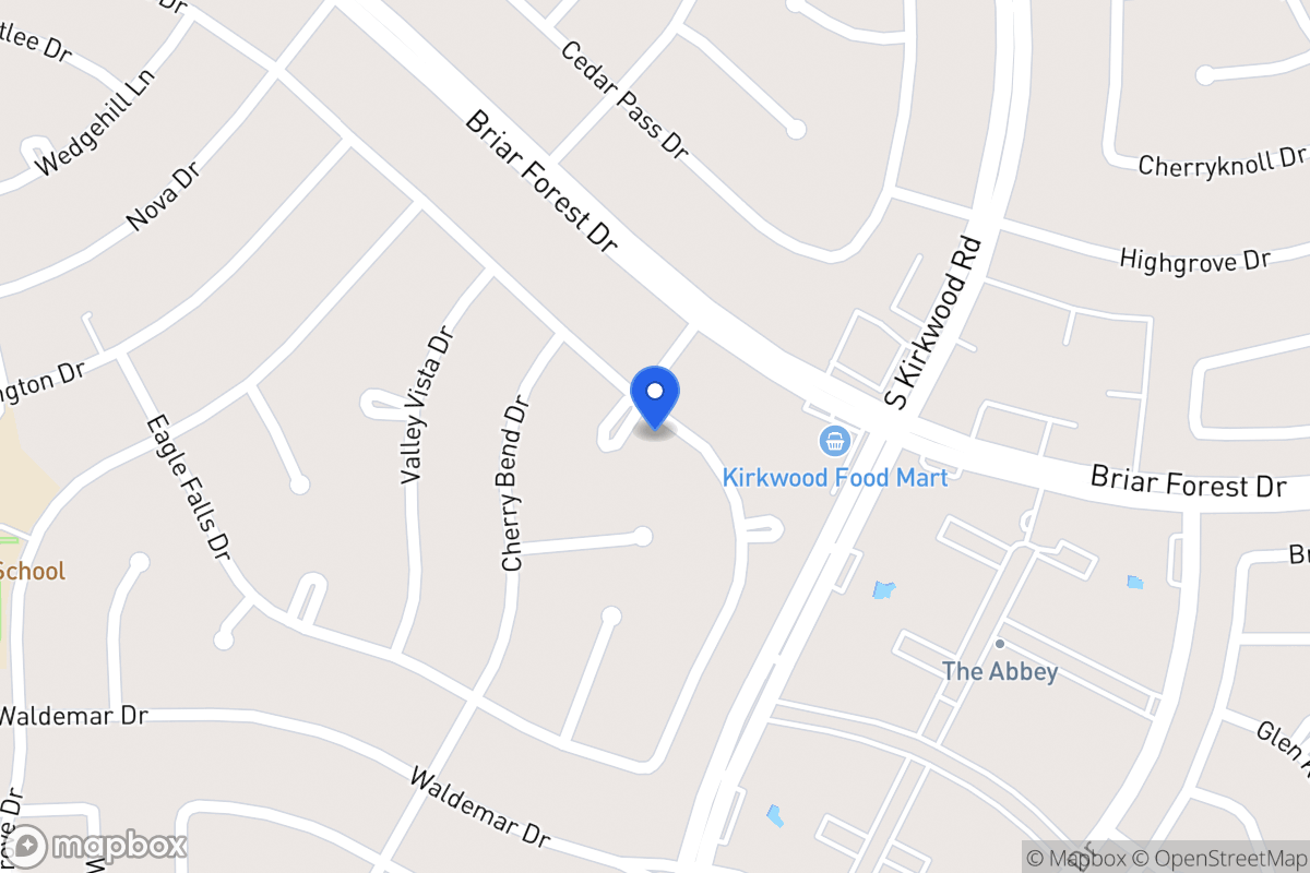 Map of 1703 Beech Bend Dr, Houston
