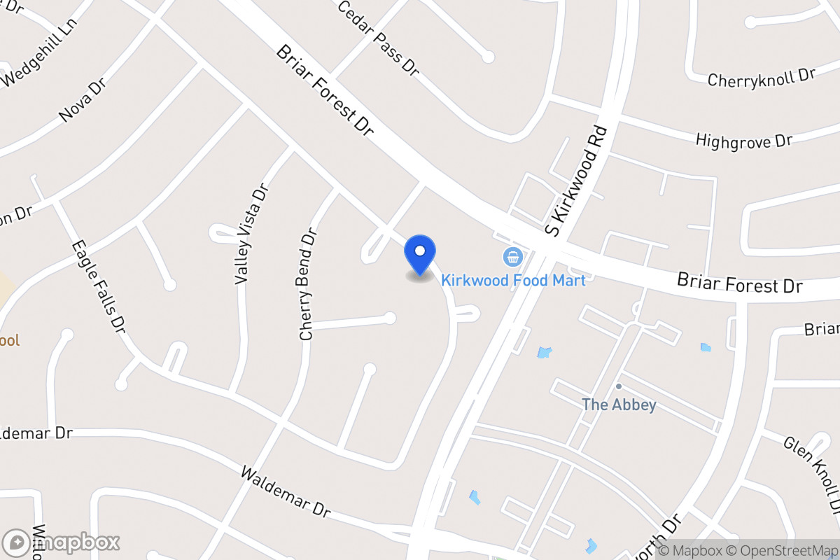 Map of 11833 Westmere Dr, Houston