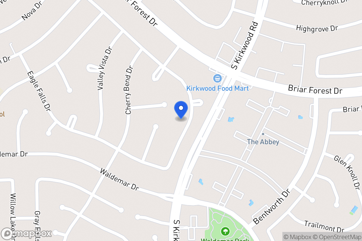 Map of 11821 Westmere Dr, Houston