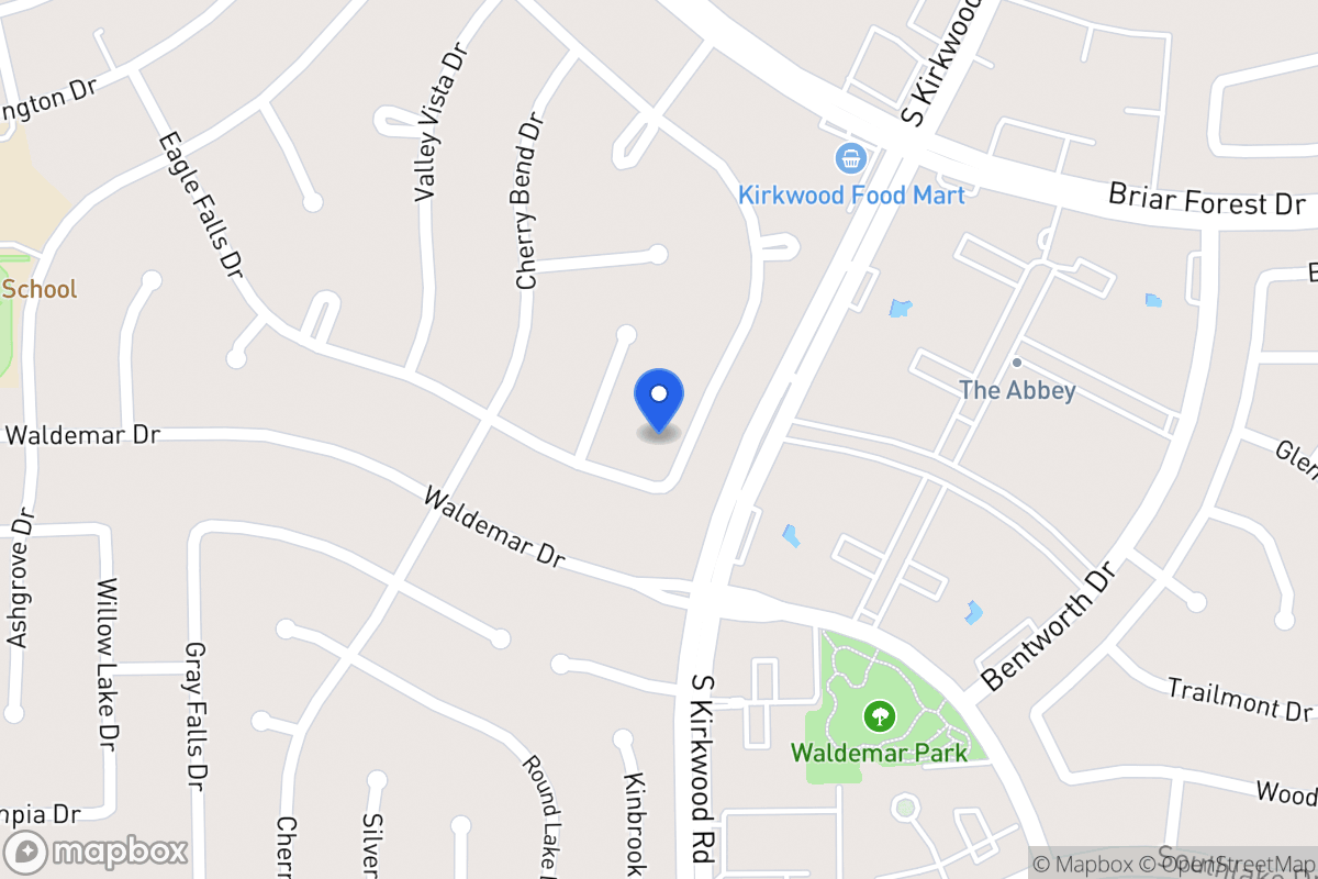 Map of 11809 Westmere Dr, Houston