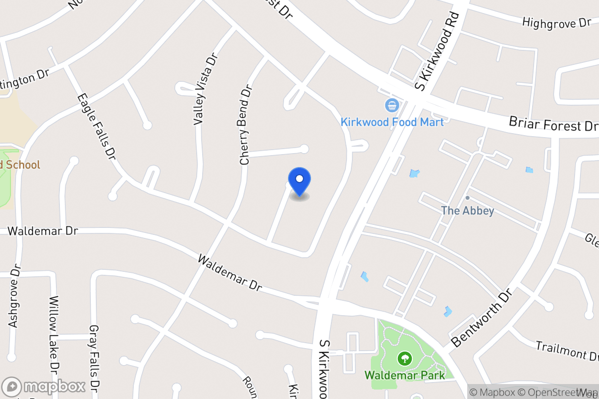 Map of 1811 Firhill Dr, Houston