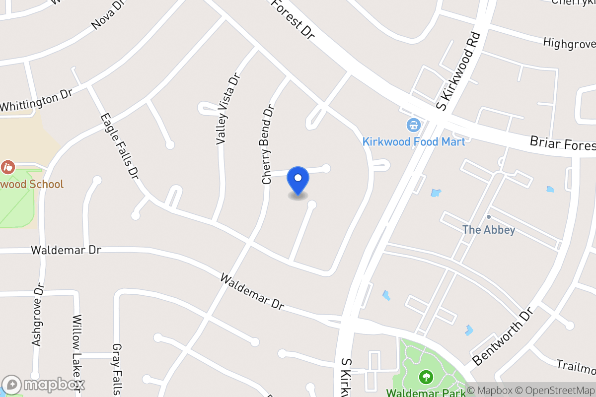 Map of 1806 Firhill Dr, Houston