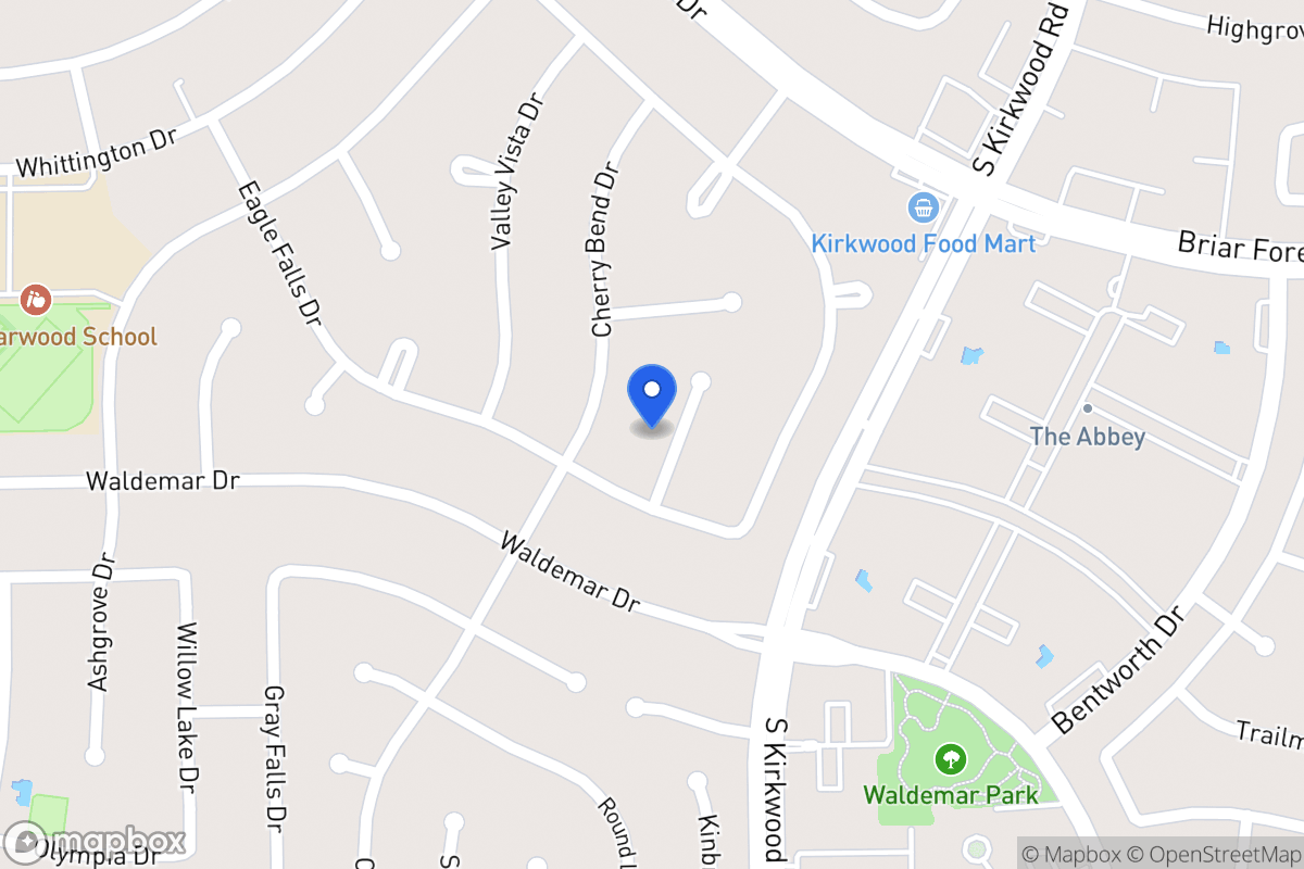 Map of 1818 Firhill Dr, Houston