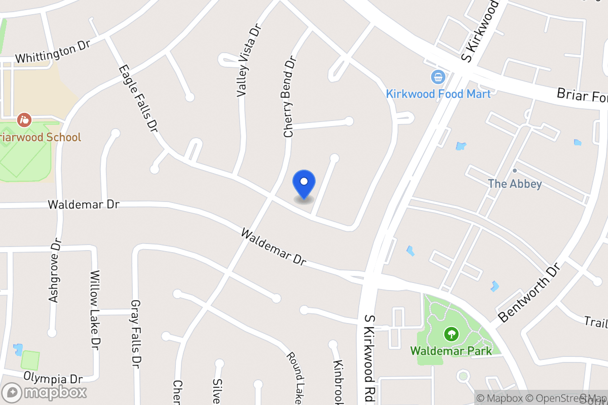 Map of 1826 Firhill Dr, Houston