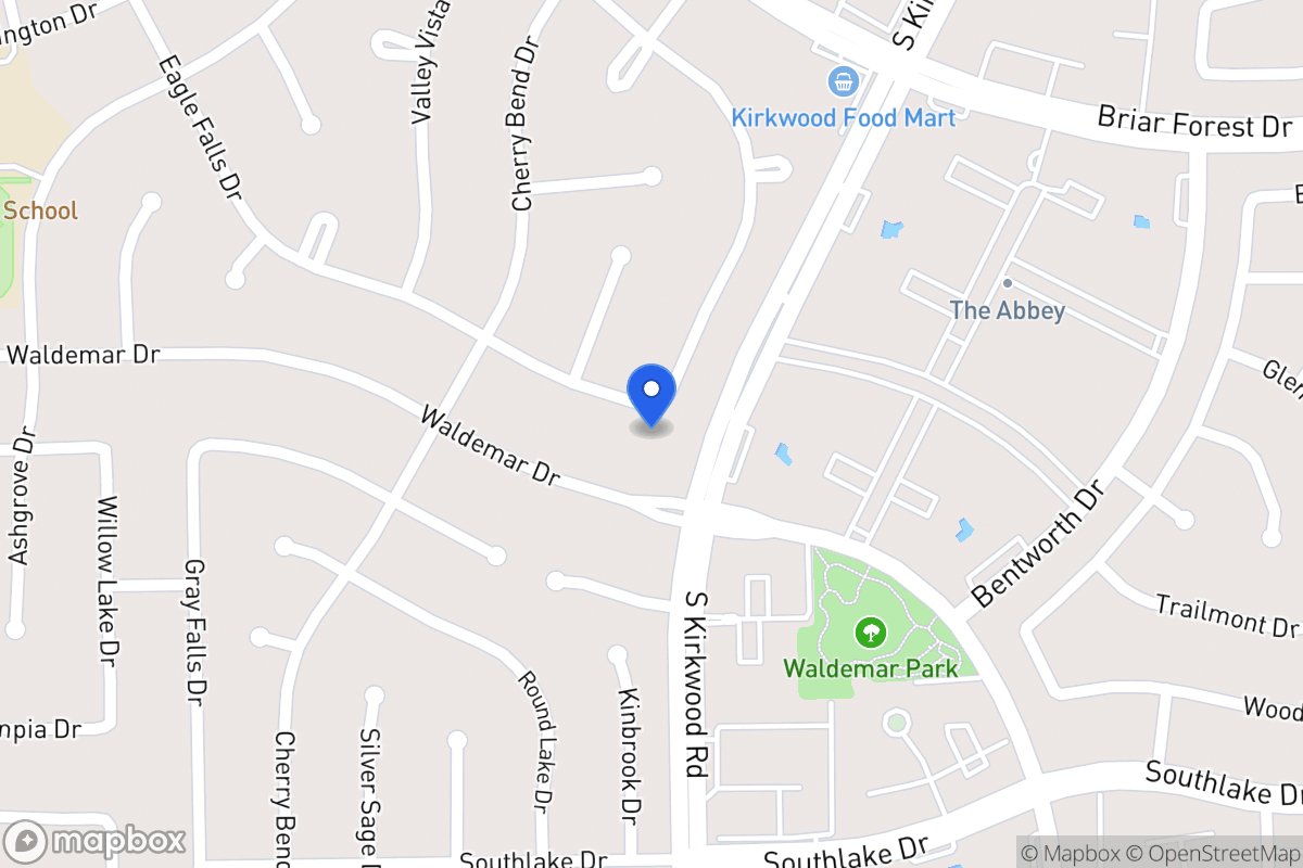 Map of 11802 Westmere Dr, Houston