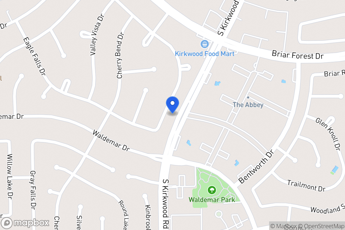 Map of 11812 Westmere Dr, Houston