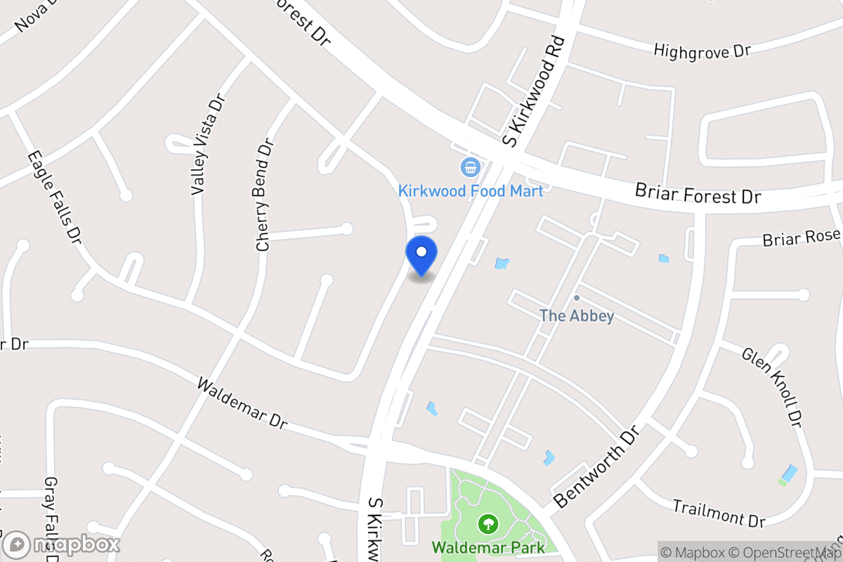 Map of 11822 Westmere Dr, Houston